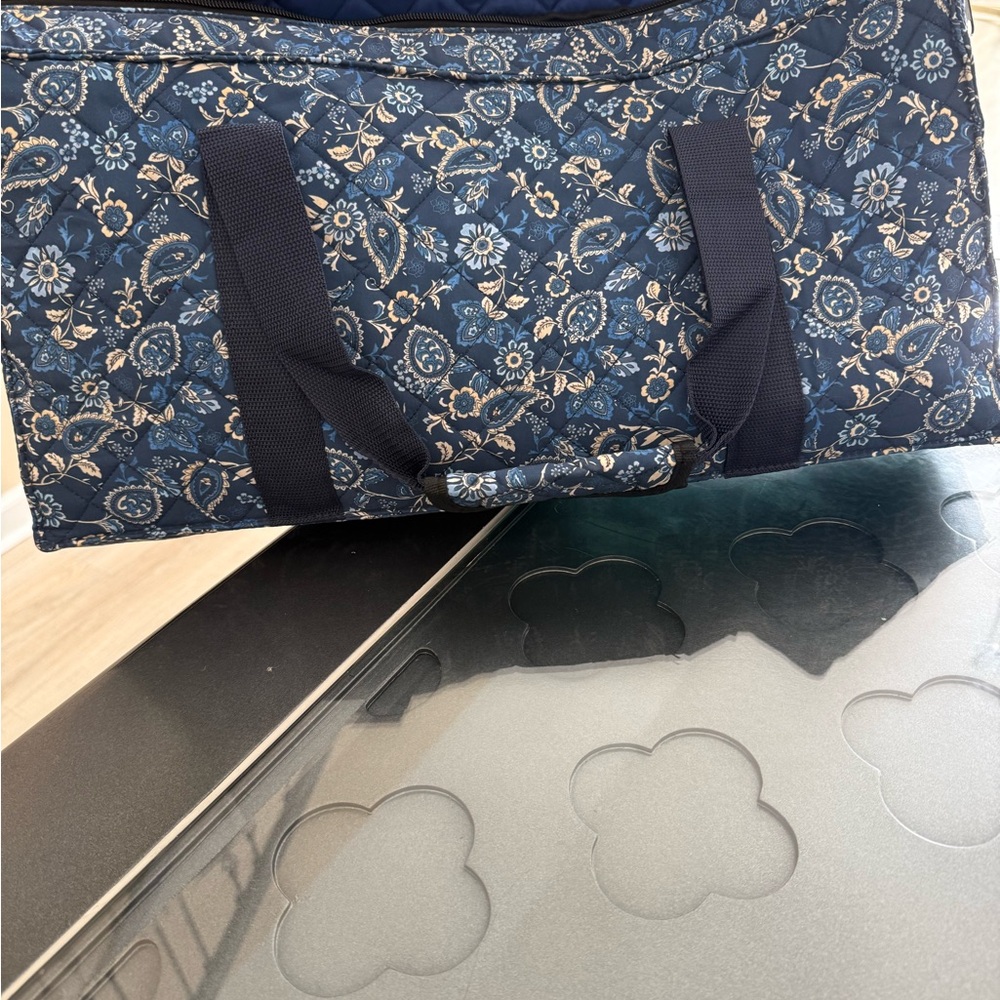 Board Game Carry Case in Blue Floral Print